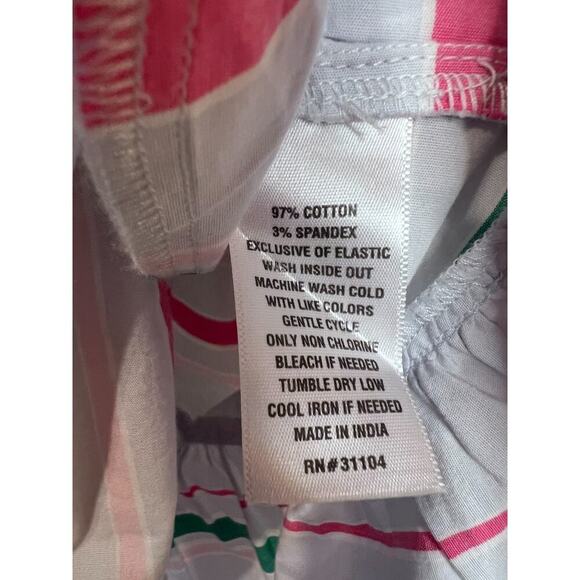 Crown N Ivy Dress Size MED Tiered Long Sleeve Stripes Multicolor - Picture 3 of 5